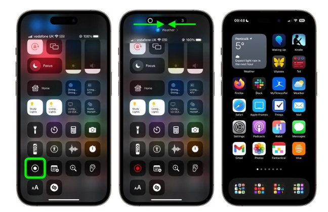石渠苹果手机维修分享iPhone14录屏如何隐藏灵动岛和红色指示器 
