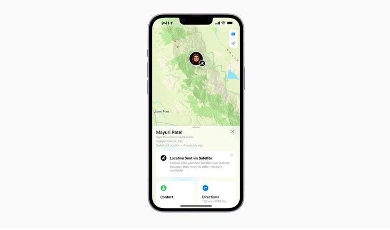 石渠苹果14维修分享iPhone14系列中 FindMy功能通过卫星分享位置方法教程 