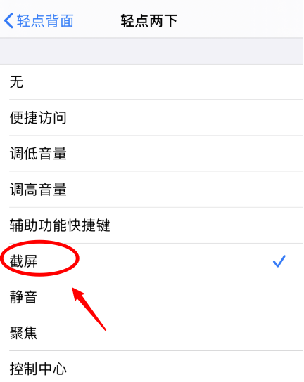 石渠苹果手机维修分享iPhone12如何启用双击截屏 